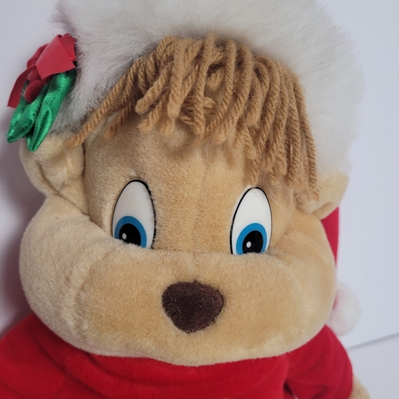 VTG Alvin & The Chipmunks Christmas Alvin 16" Plush Stuffed Toy 1990 - Picture 3 of 10